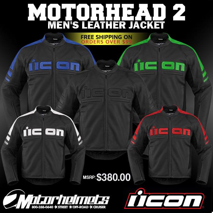 Icon Motorhead 2 Men's Leather Jacket