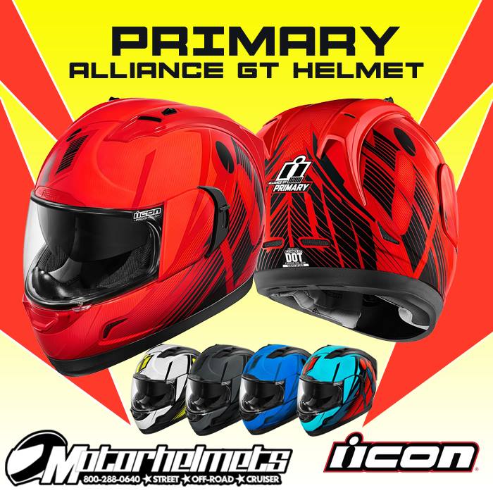 Icon Primary Men's Alliance GT Helmet