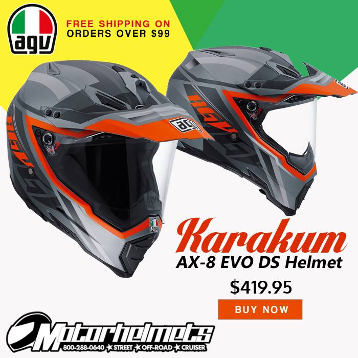 AGV Karakum AX-8 EVO DS Off-Road Motorcycle Helmet