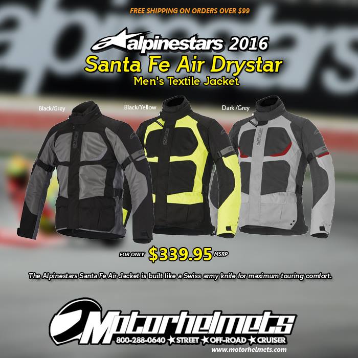 Alpinestars Santa Fe Air Drystar Men's Textile Jacket