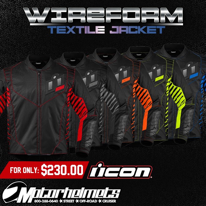 Icon Wireform Men's Textile Jacket
