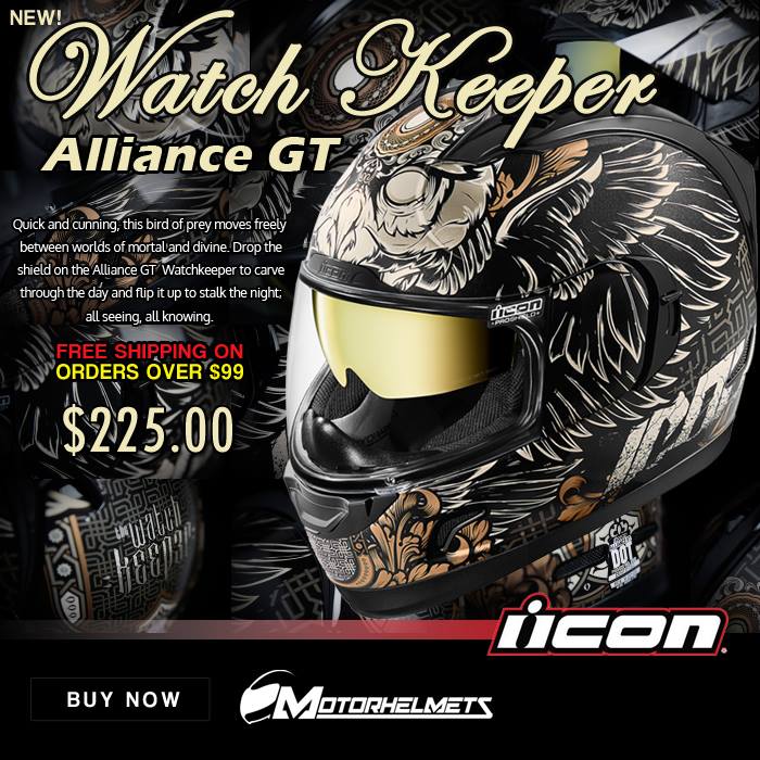 Icon Watch Keeper Men's Alliance GT Helmets