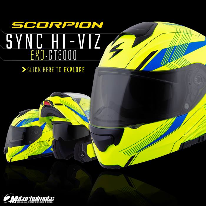 Scorpion EXO-GT3000 Sync Street Bike Motorcycle Helmet