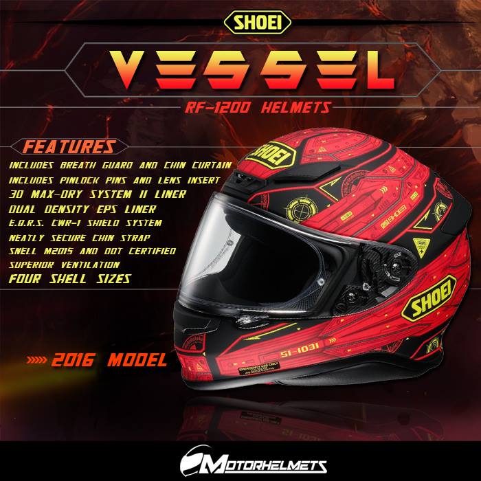 Shoei Vessel RF-1200 Helmets